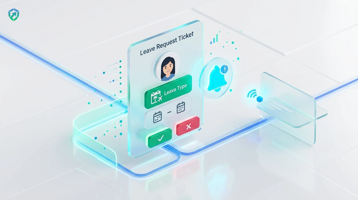 Tracknesty 3D Time Off Approval Workflow and Manager Notification